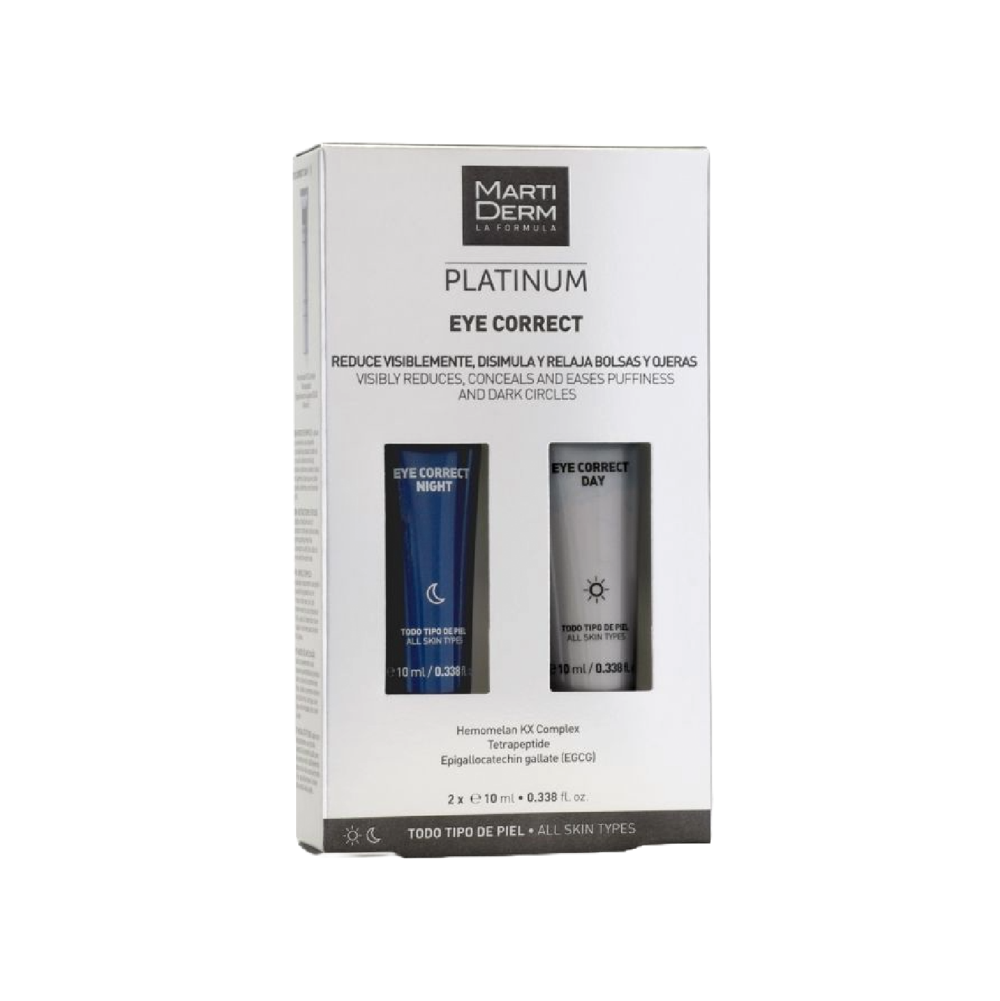 Martiderm Platinum Eye Correct Day 10ml + Eye Correct Night 10ml