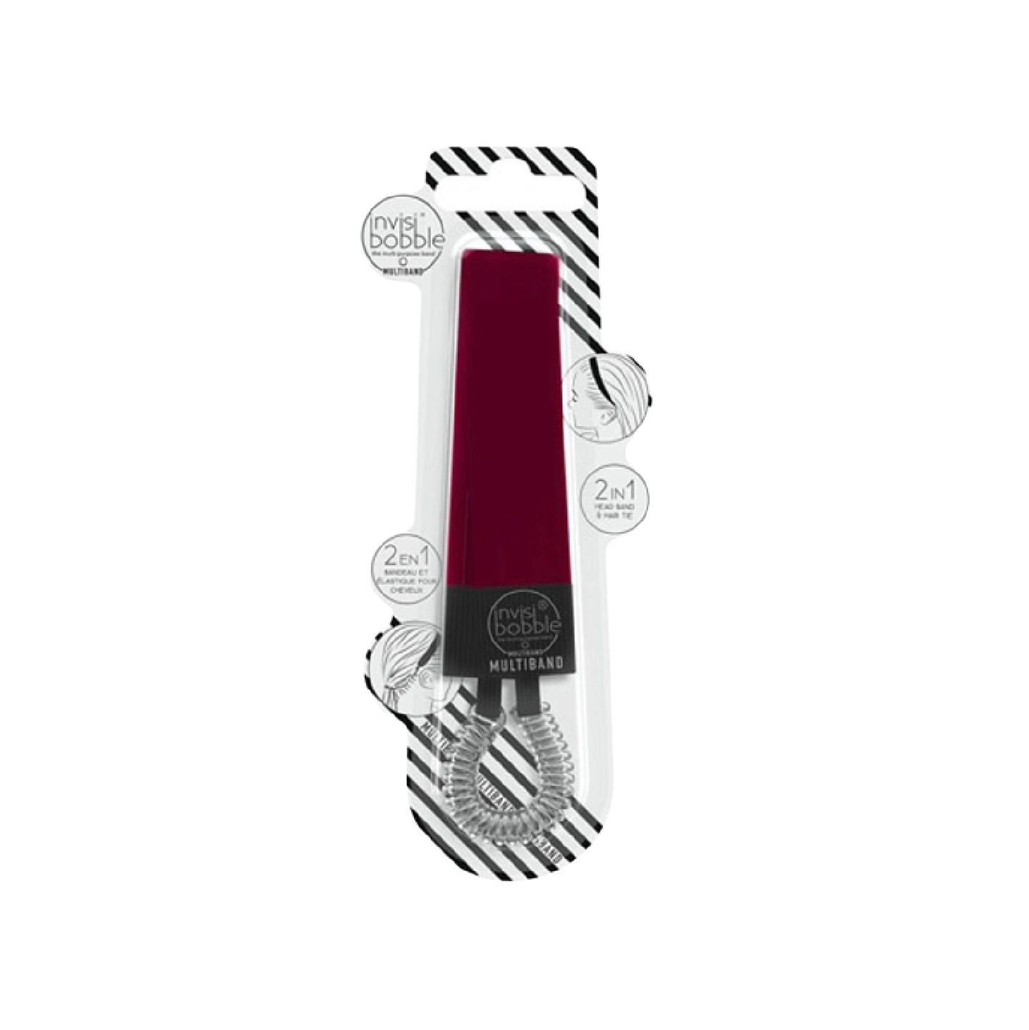 Invisibobble Fita de Cabelo Multiband Bordeaux