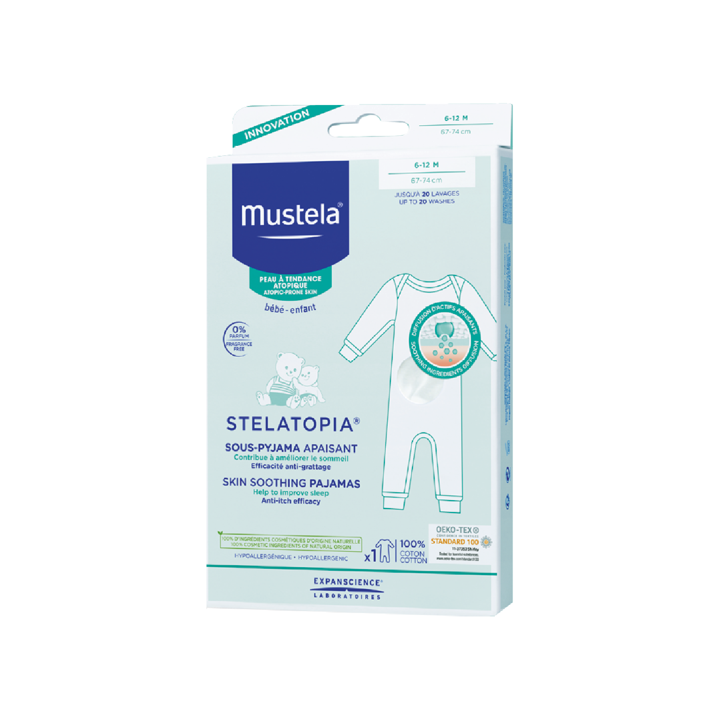 Mustela Stelatopia Pijama Calmante Cutâneo 6-12 Meses