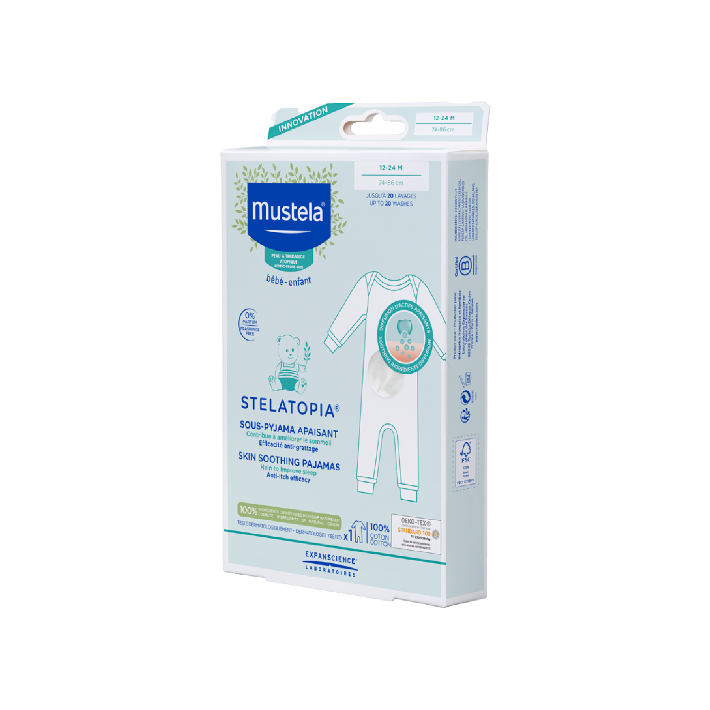 Mustela Stelatopia Pijama Calmante Cutâneo 12-24 Meses