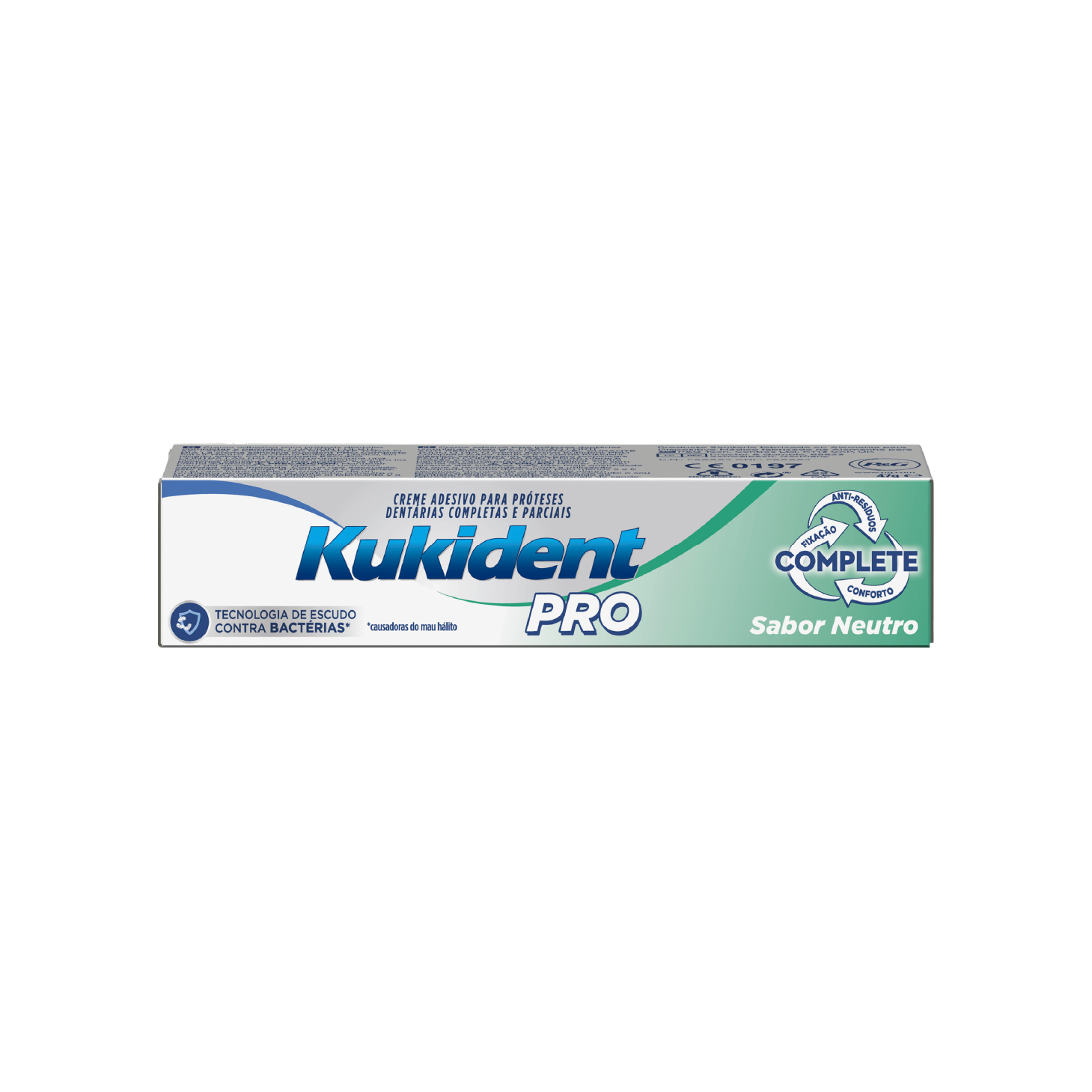 Kukident Pro Complete Creme Adesivo Prótese Sabor Neutro 47g