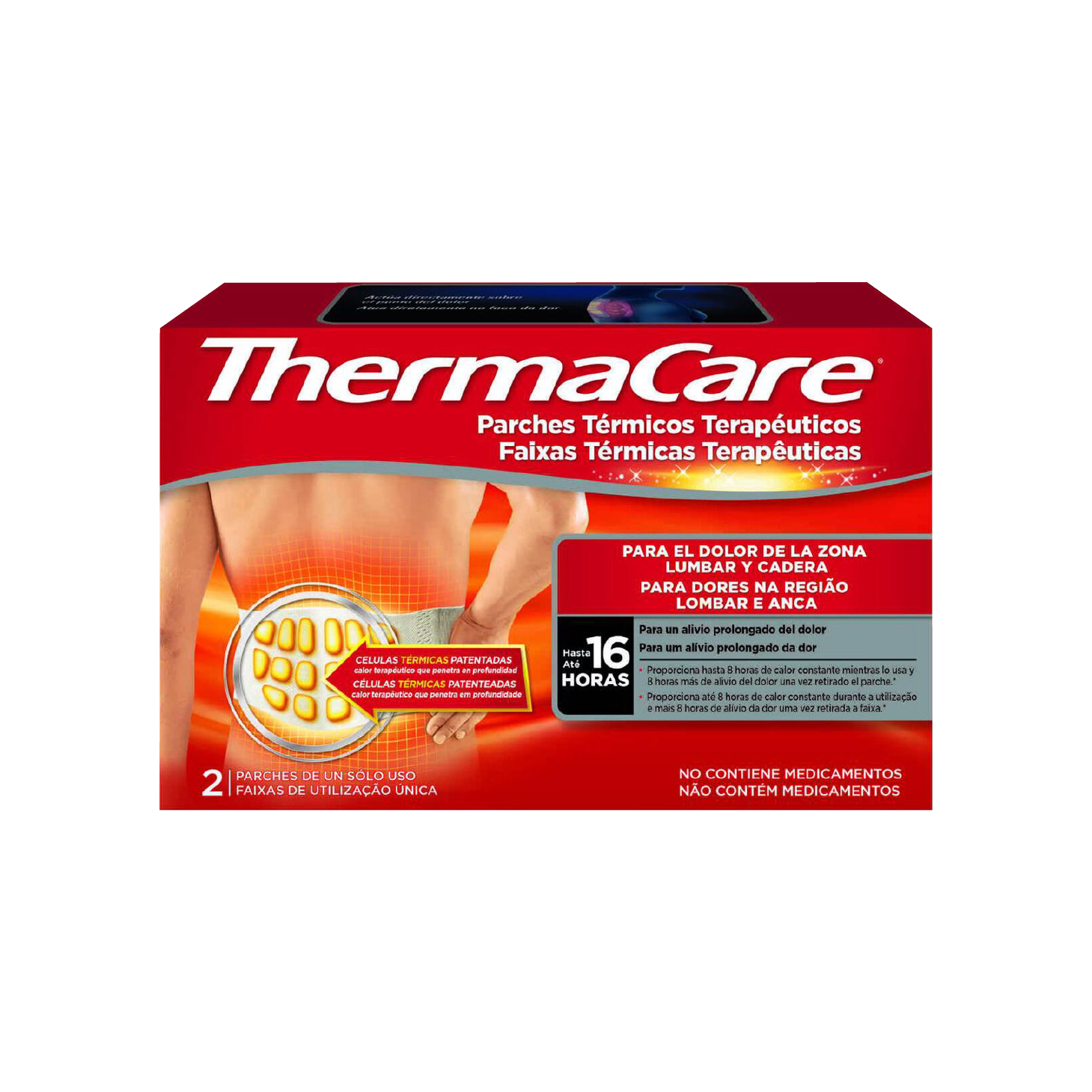 Thermacare Faixa Térmica Lombar e Anca x 2 Unidades