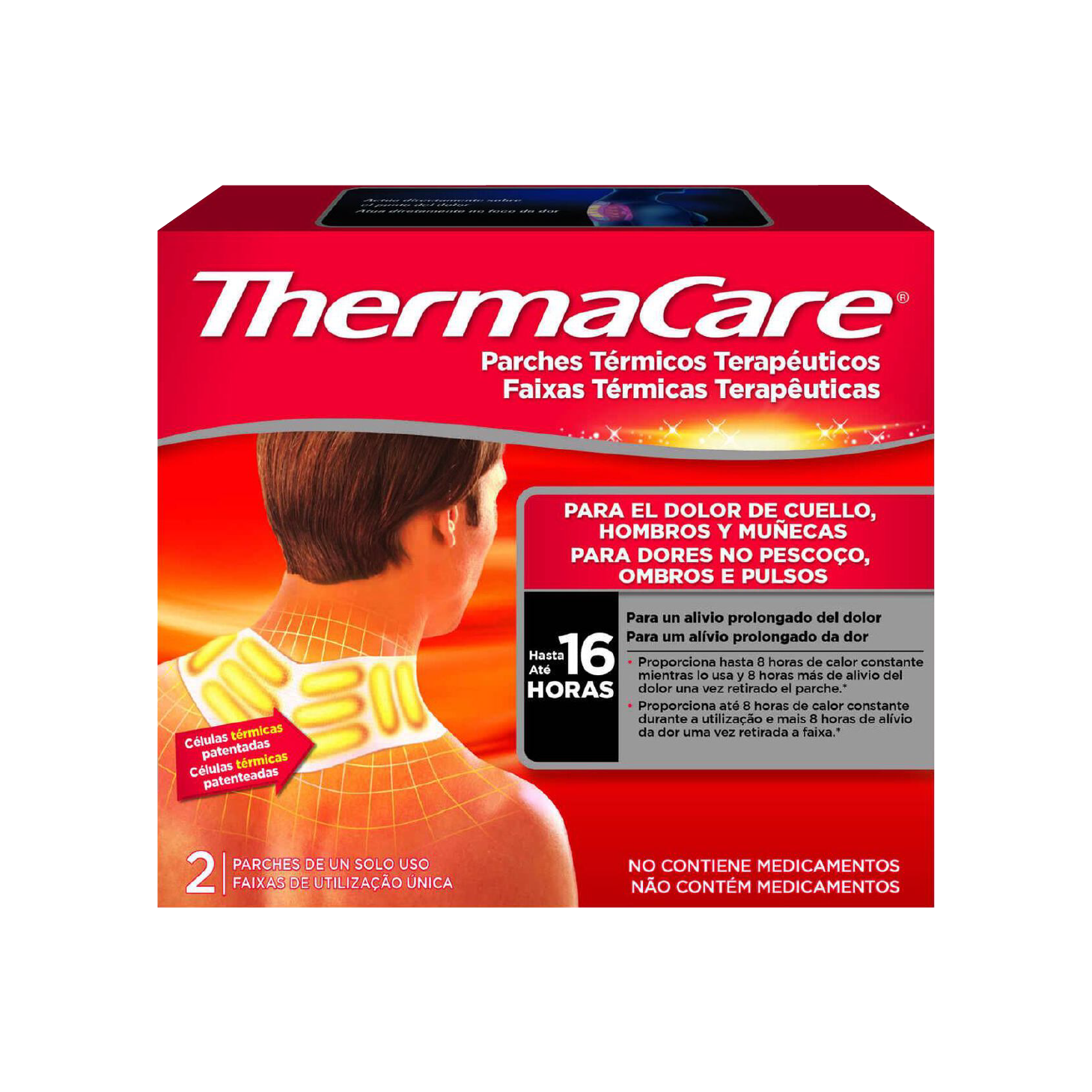 Thermacare Faixa Térmica Pescoço Ombros e Punho x 2 Unidades