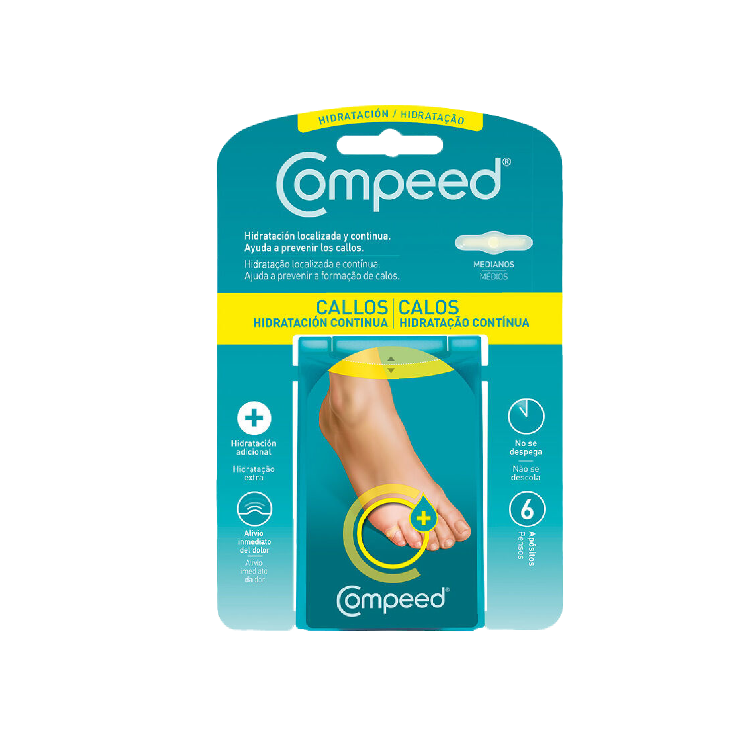 Compeed Pensos Calos Hidratação Contínua 6 Unidades