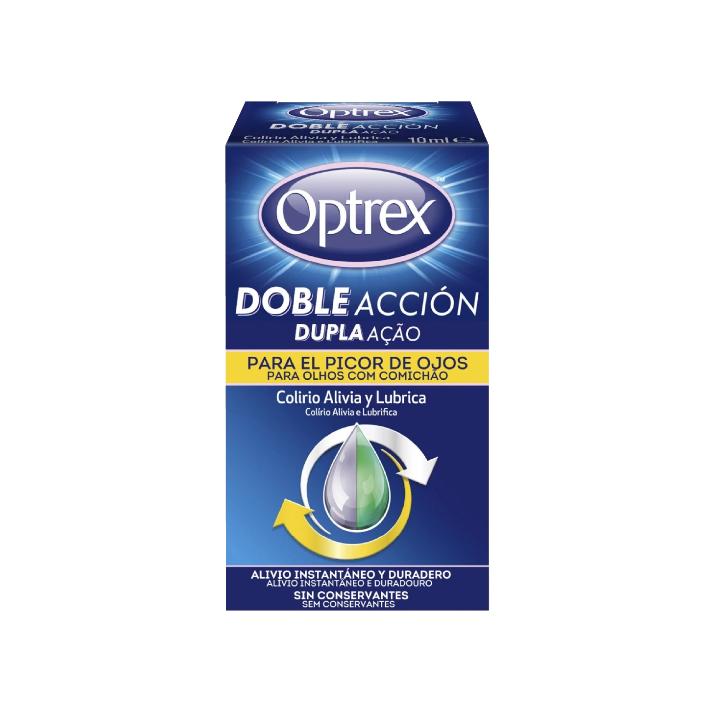 Optrex Colírio Dupla Ação Olhos Comichão 10ml
