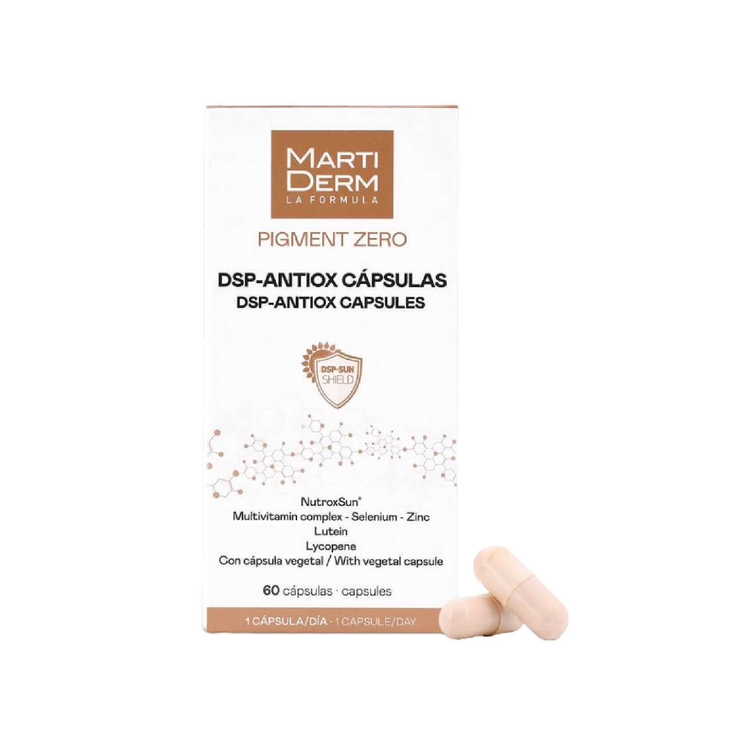 Martiderm Pigment Zero DSP-Antiox 60 Cápsulas