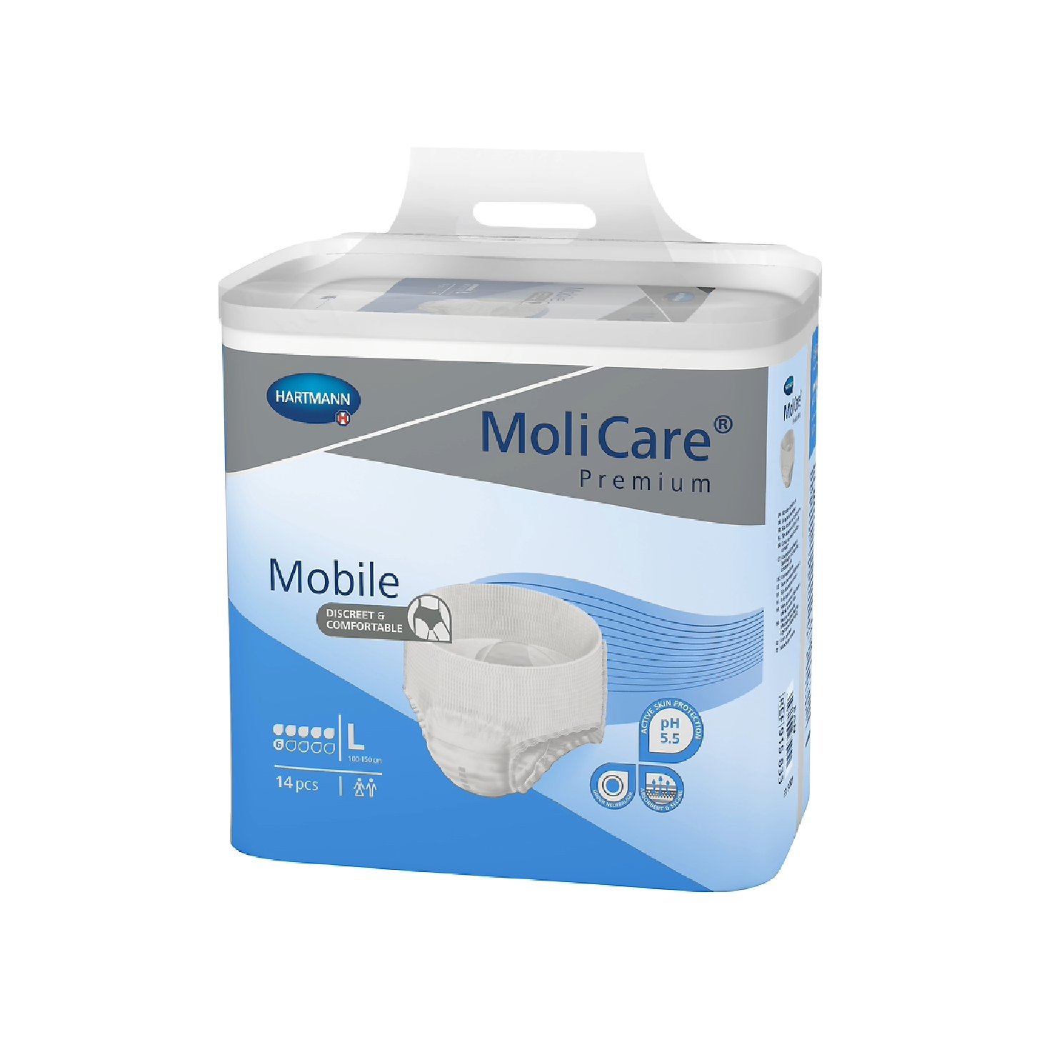 MoliCare Mobile 6 Gotas Cueca L 14 Unidades