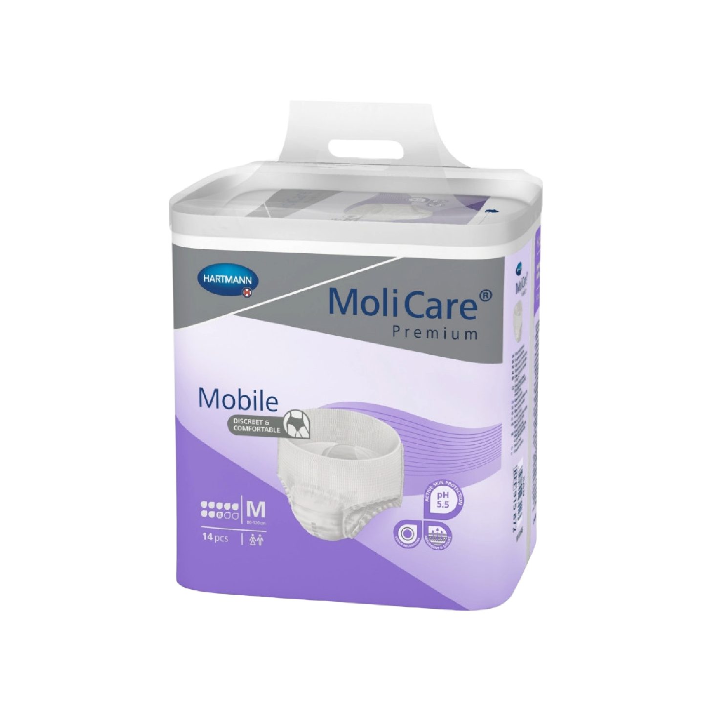 MoliCare Mobile 8 Gotas Cueca M 14 Unidades