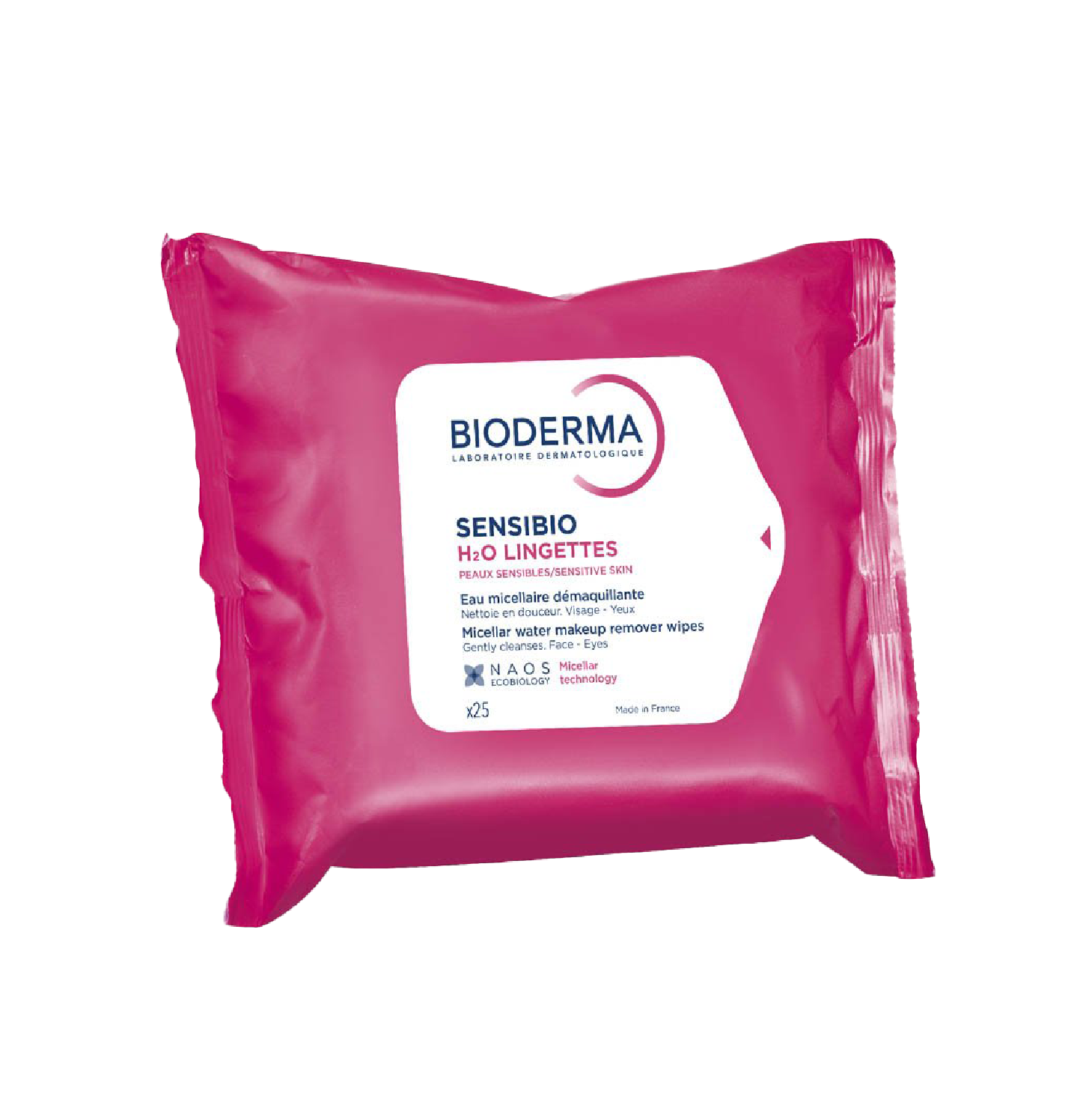 Bioderma Sensibio H2O Toalhetes Desmaquilhantes 25 Unidades