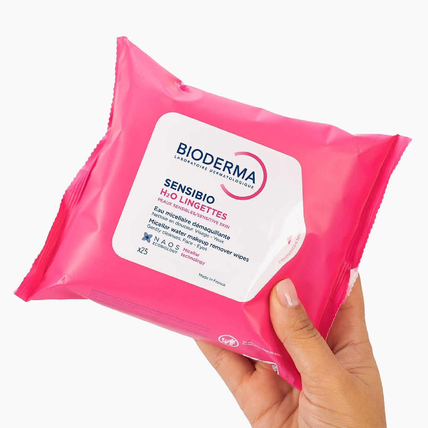 Bioderma Sensibio H2O Toalhitas Desmaquilhantes 25 Unidades