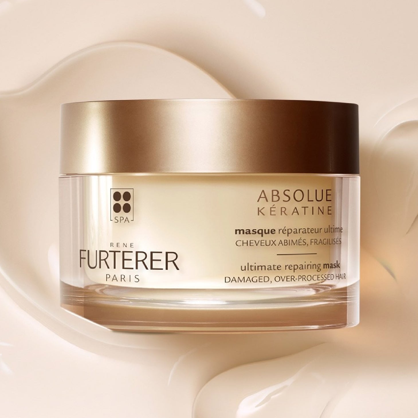 Rene Furterer Absolue Kératine Máscara Reparação Cabelos Normais a Finos 200ml