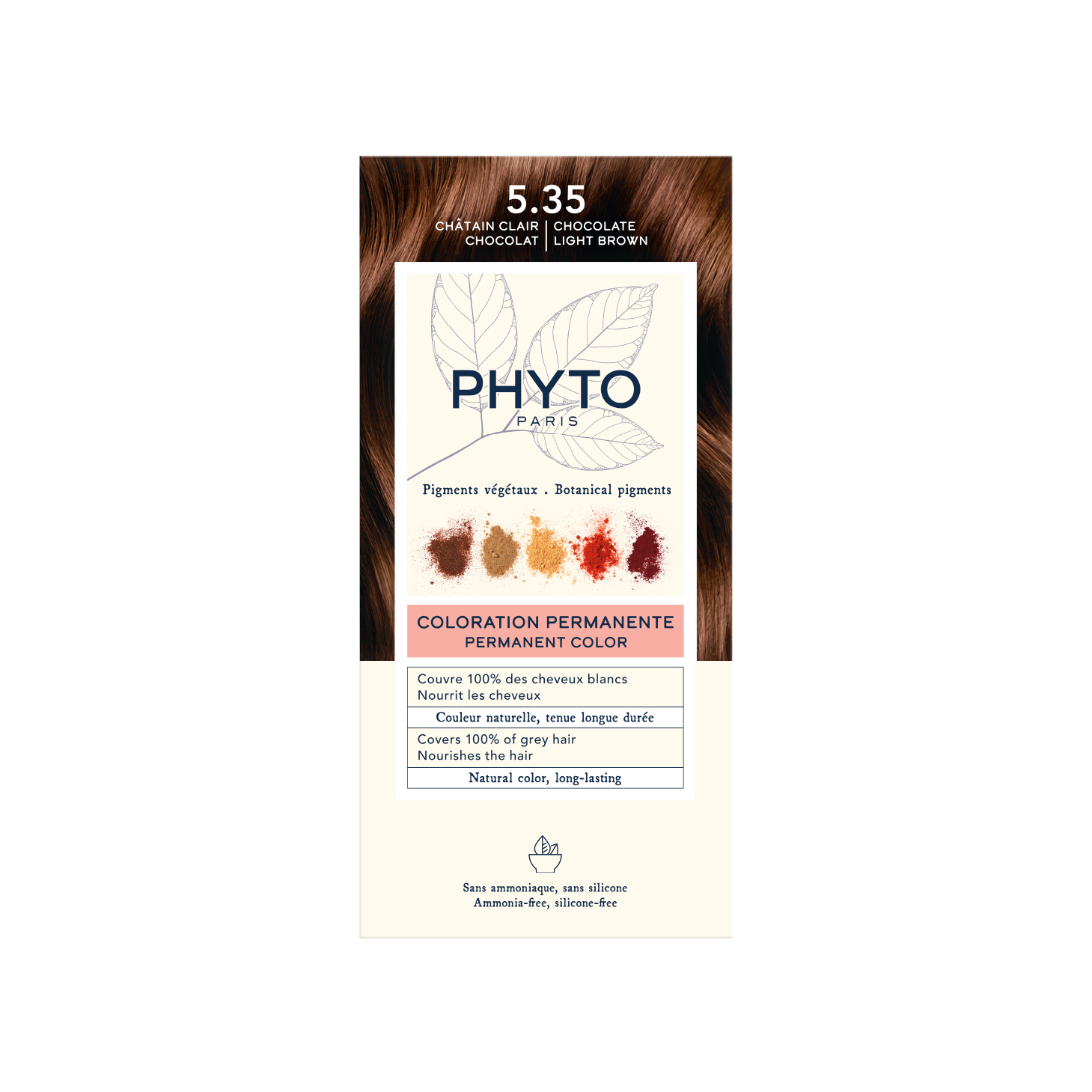 Phytocolor Coloração 5.35 Castanho Claro Chocolate