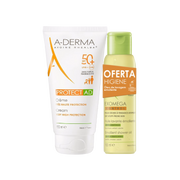 A-Derma Protect AD Creme SPF50+ 150ml + Exomega Control Óleo de Duche 100ml