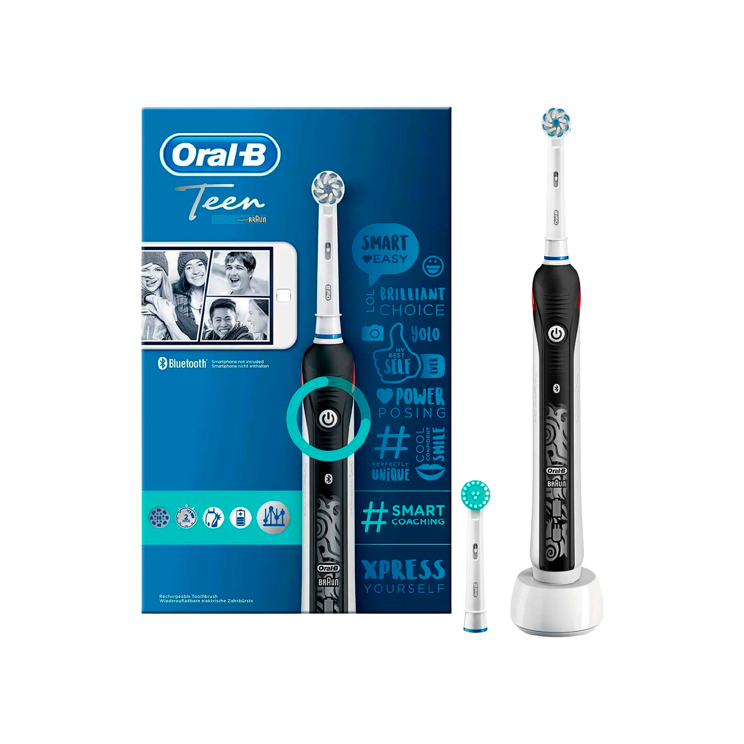 Oral-B Teen Escova de Dentes Elétrica Preta