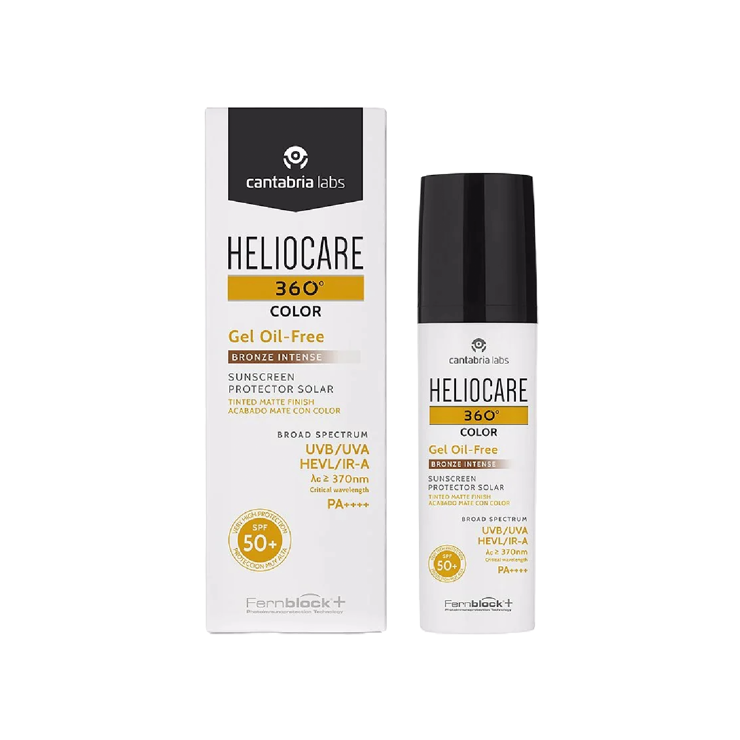 Heliocare 360º Color Gel Oil Free SPF50+ Bronze Intense 50ml