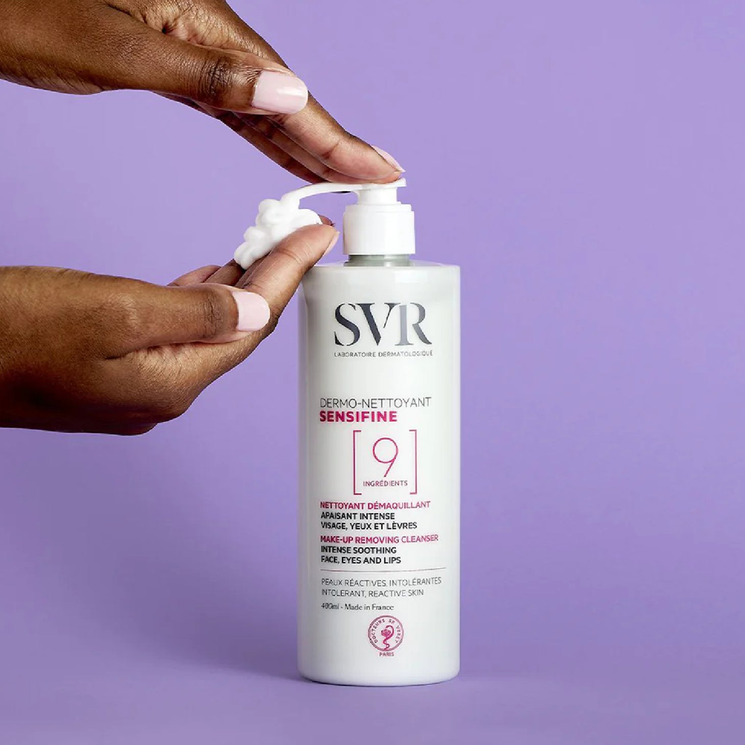Crema-gel limpiador dermo-limpiador SVR Sensifine 400 ml