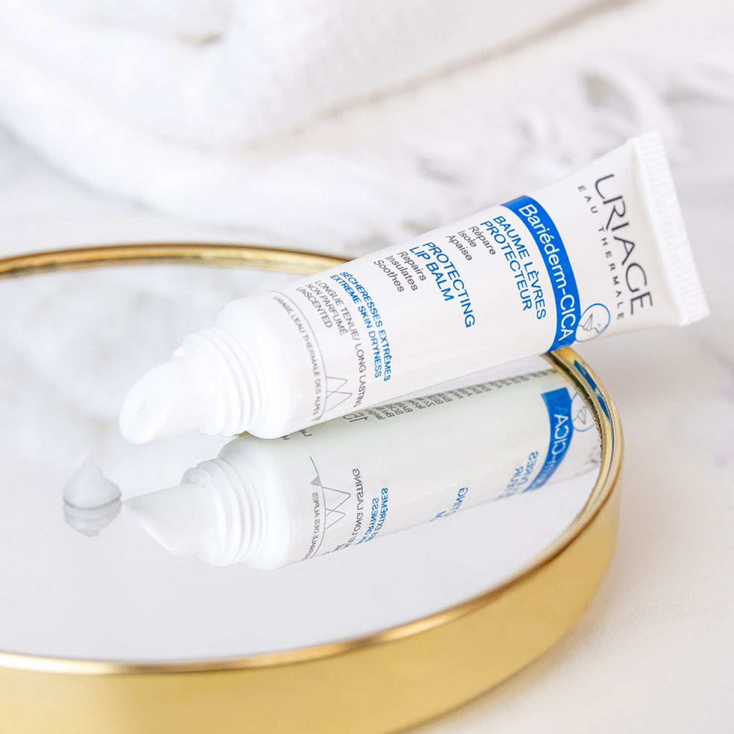 Bálsamo labial Uriage Bariéderm-Cica 15 ml x 2 unidades