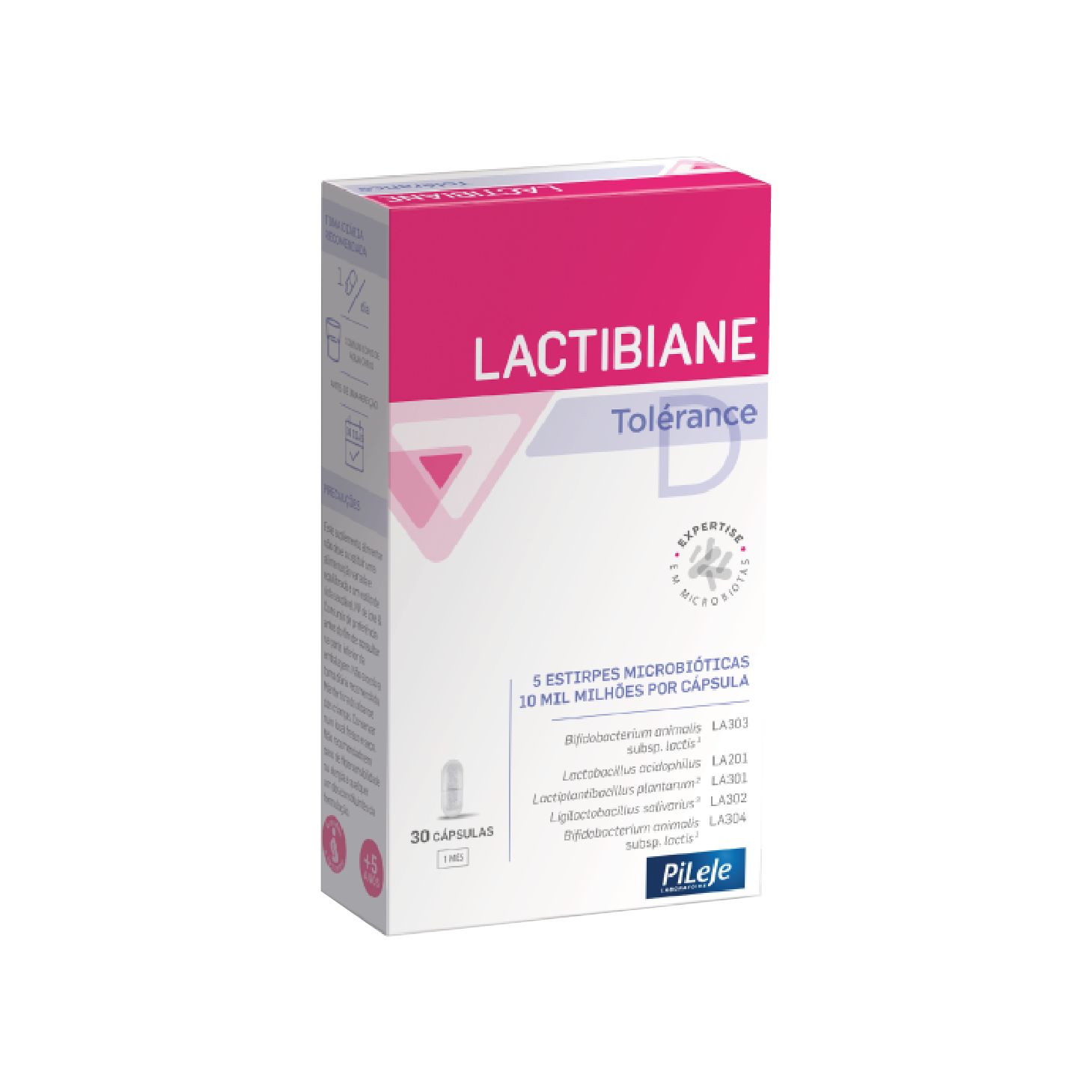 Pileje Lactibiane Tolérance 30 Cápsulas