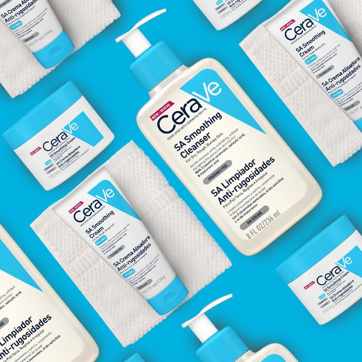 Gel limpiador antiarrugas CeraVe SA 236 ml