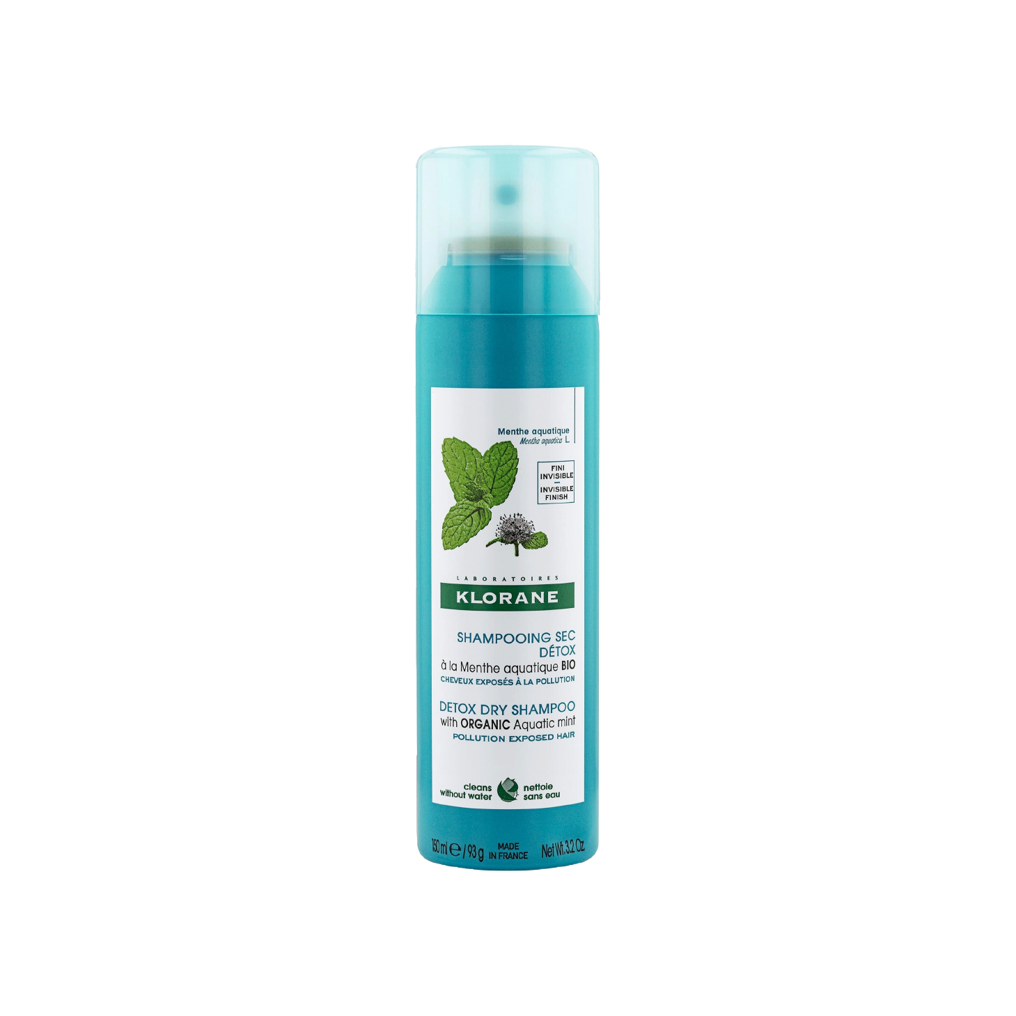 Klorane Menta Aquática Champô Seco Detox 150ml