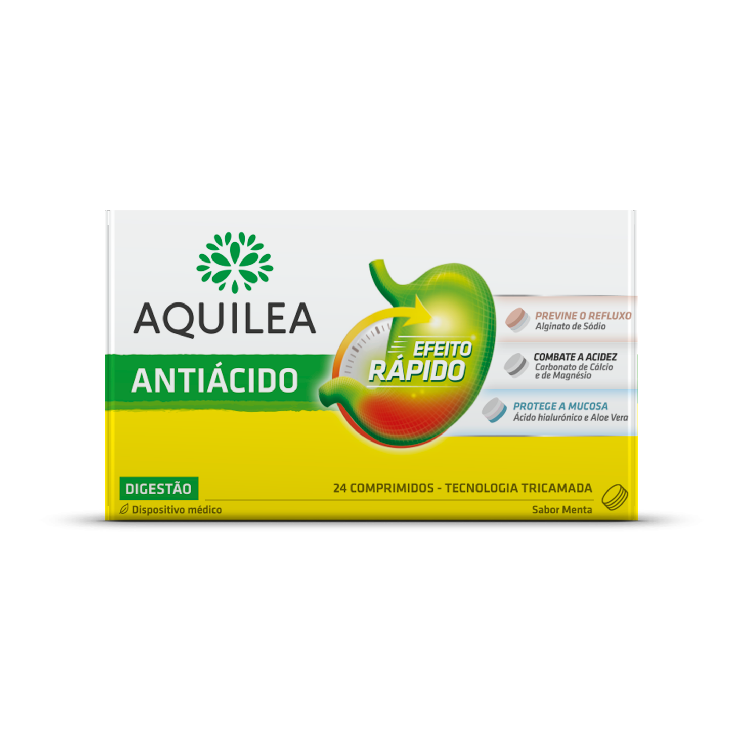 Aquilea Antiácido Menta 24 Comprimidos