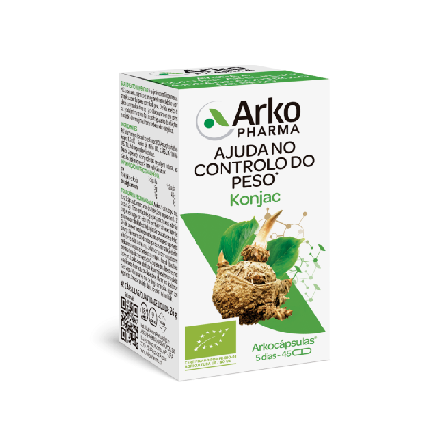 Arkocápsulas Konjac Glucomano 45 Cápsulas