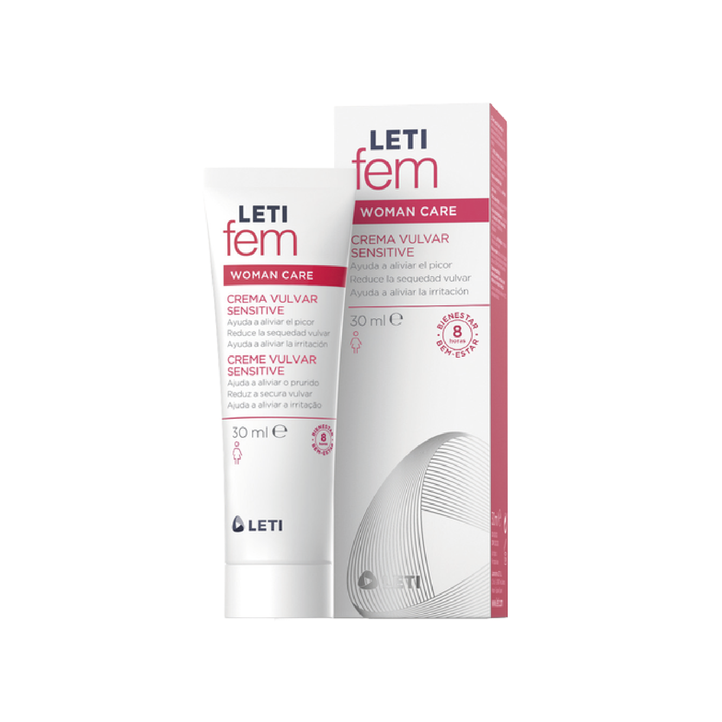 Crema Vulvar Sensible Letifem Mujer 30 ml