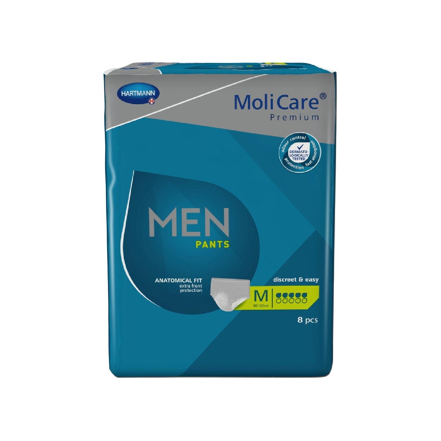 MoliCare Men Pants 5 Gotas Cuecas M 8 Unidades