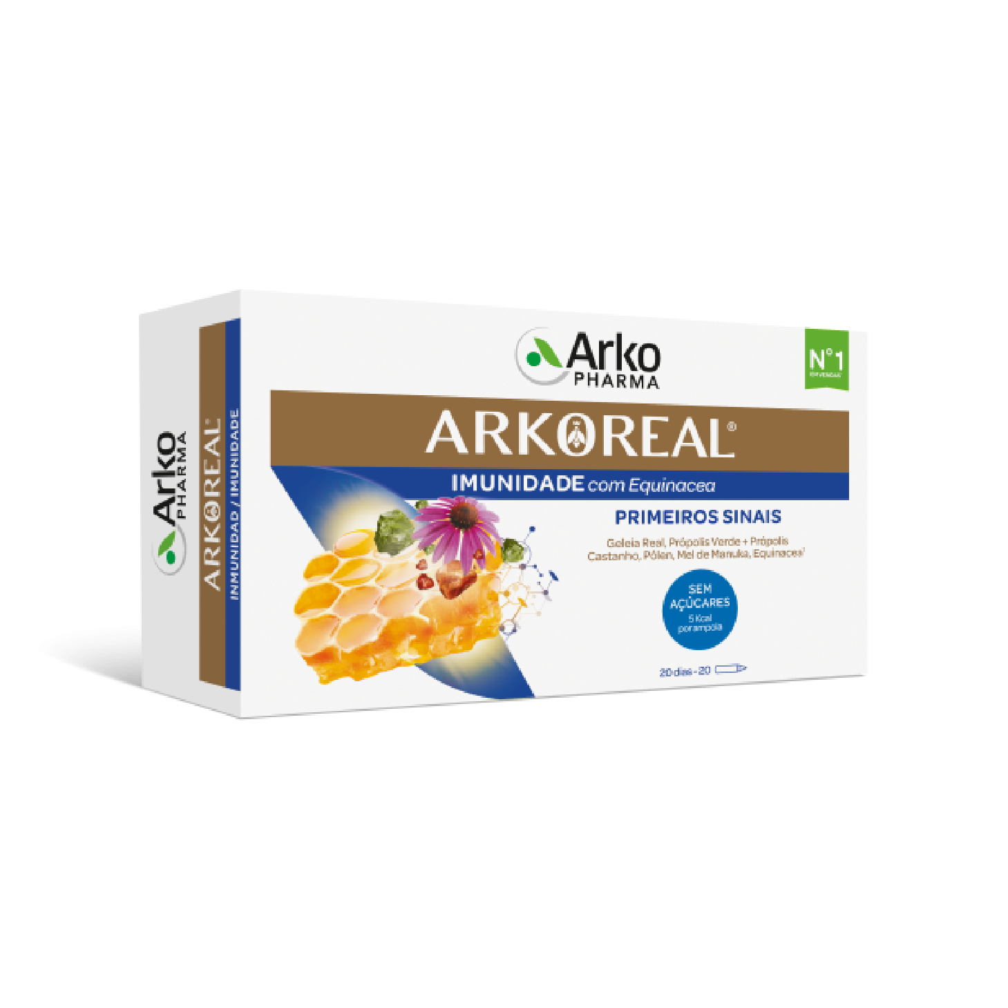 Arkoreal Geleia Real Imunidade 15ml 20 Ampolas