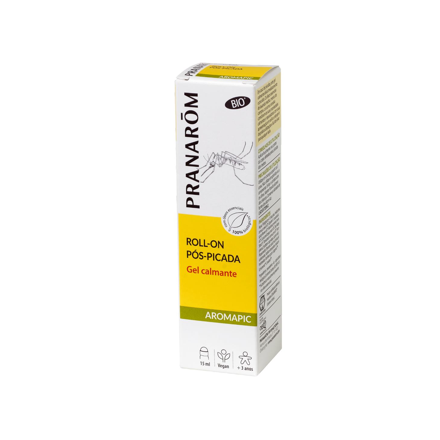 Pranarom Aromapic Roll-on Gel Calmante Pós Picadas 15ml