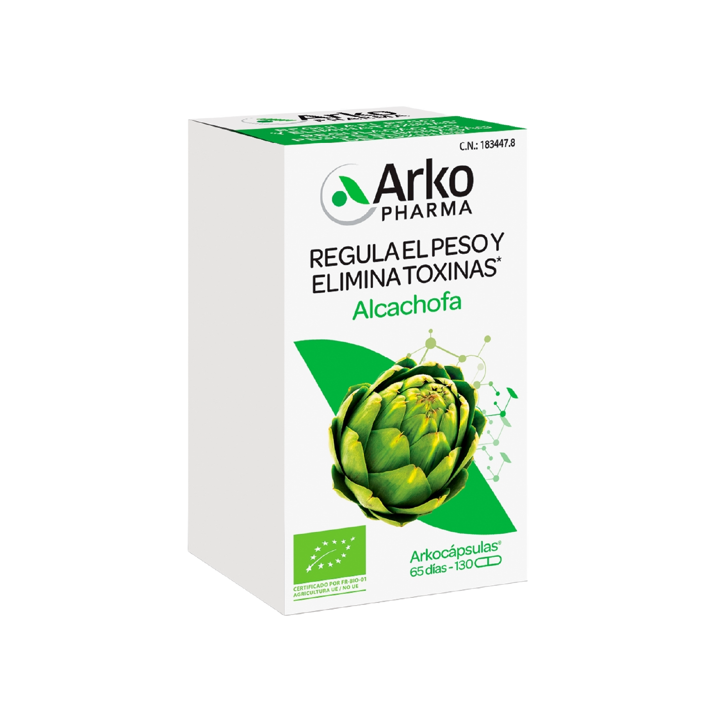 Arkopharma Alcachofra Bio 130 Cápsulas