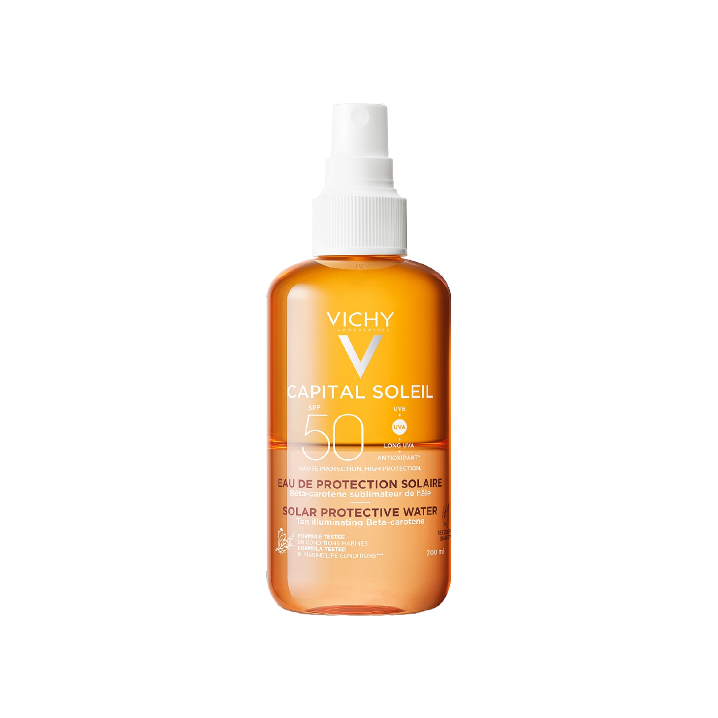 Vichy Capital Soleil Água de Proteção Solar Bronze SPF50 200ml