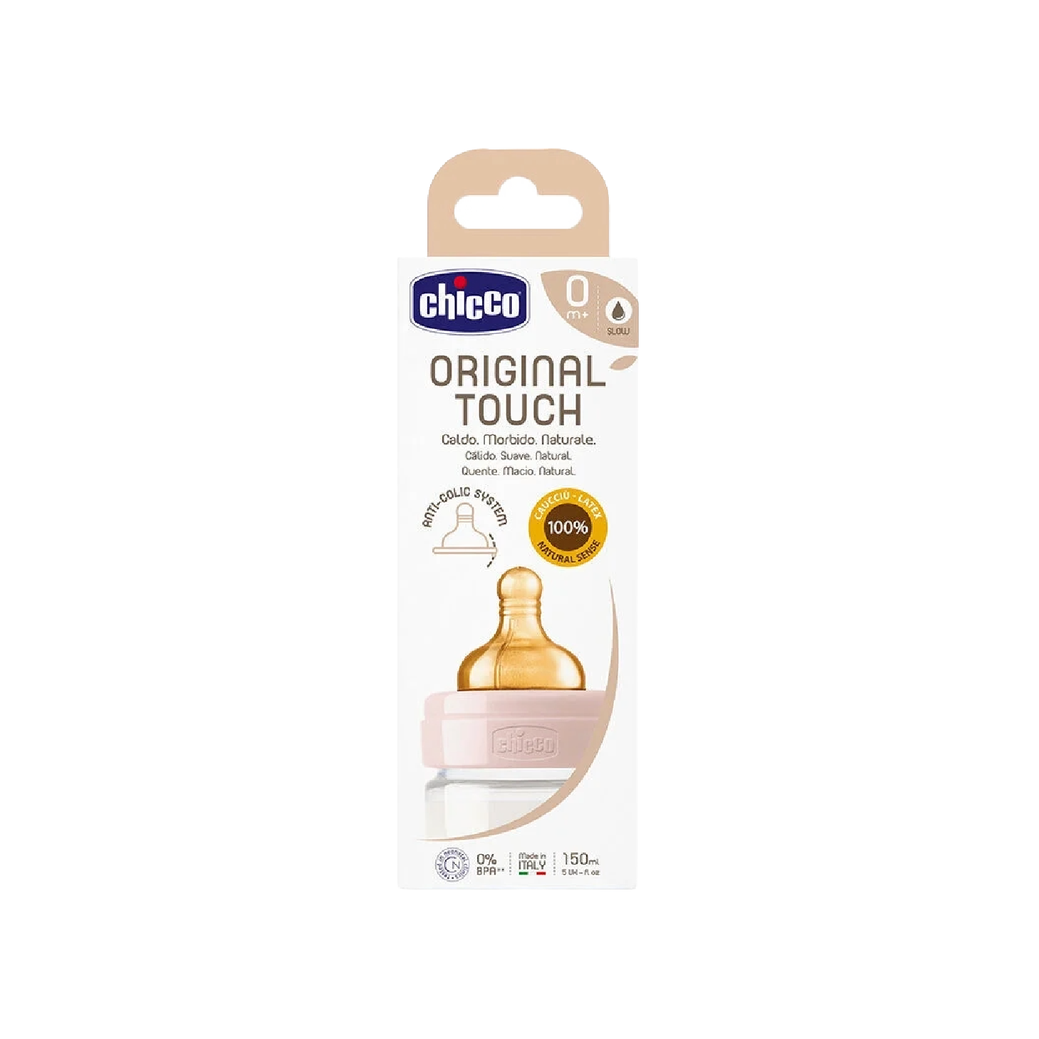 Chicco Original Touch Biberão Girl Látex 150ml +0 Meses