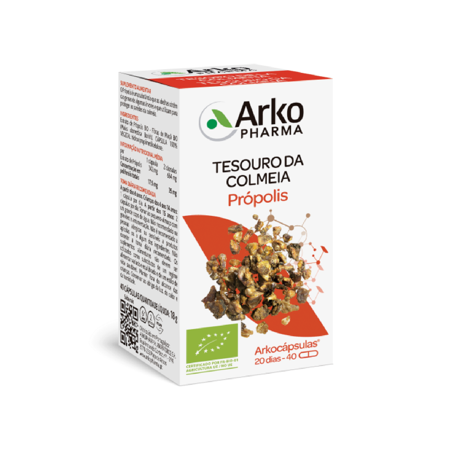 Arkocápsulas Propolis Bio 40 Cápsulas