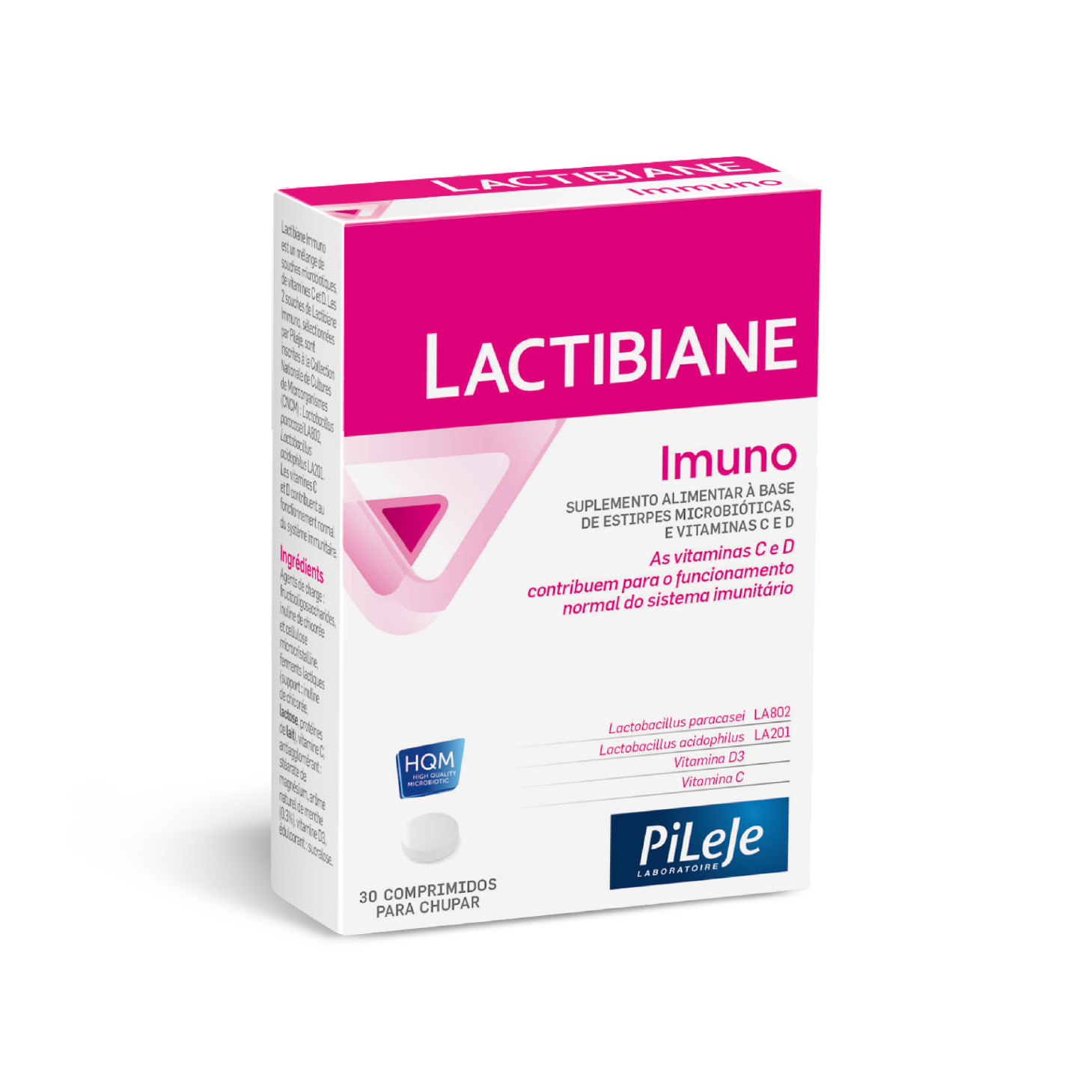 Pileje Lactibiane Imuno 30 Comprimidos para Chupar