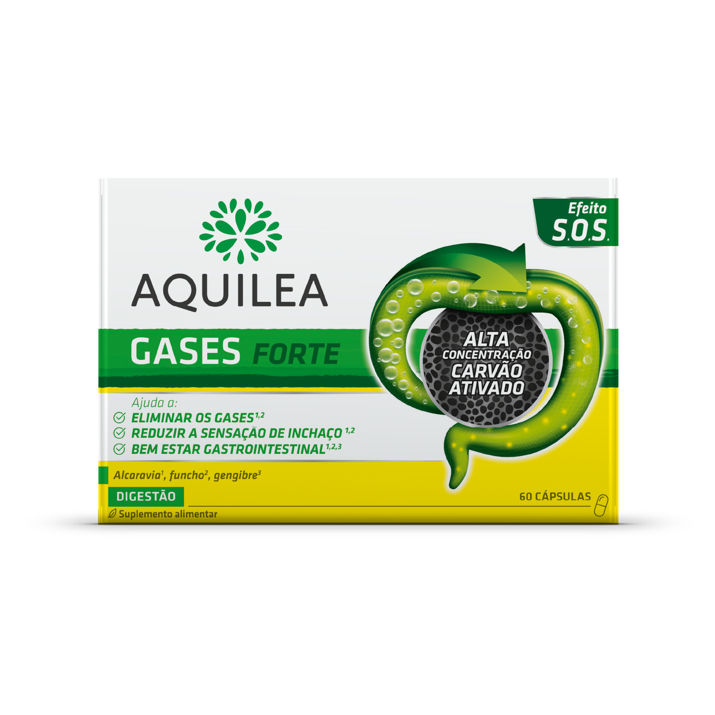 Aquilea Gases Forte 60 Cápsulas