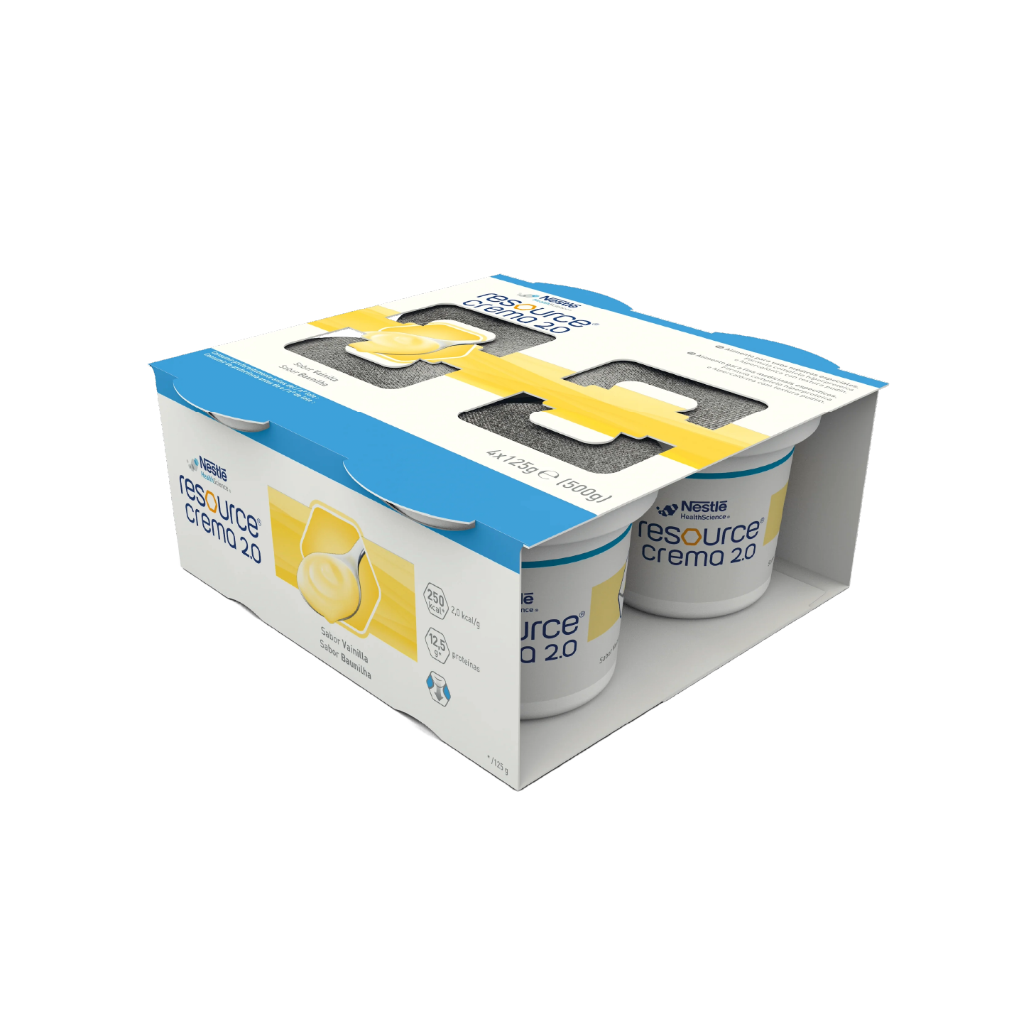 Resource Crema 2.0 Baunilha 125g x 4 Unidades