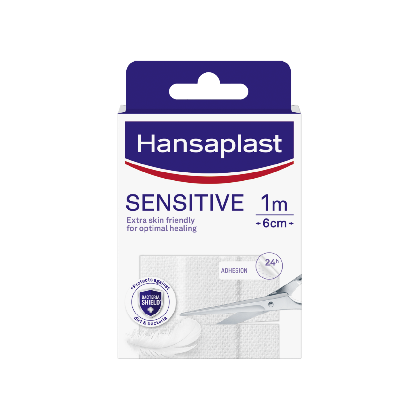 Hansaplast Banda Sensitive 1m x 6cm