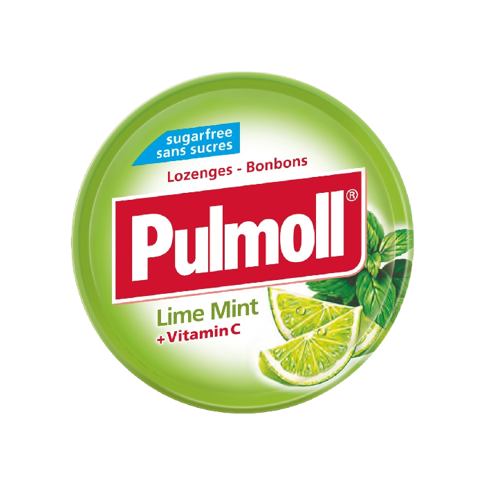 Pulmoll Pastilhas Lima Menta + Vitamina C 45g