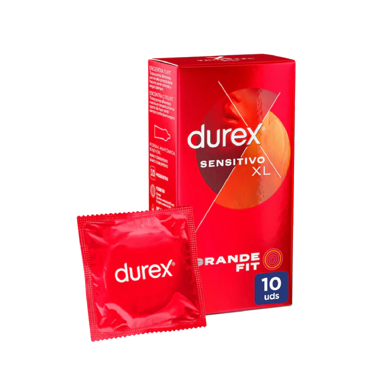 Durex Sensitivo XL 10 Preservativos
