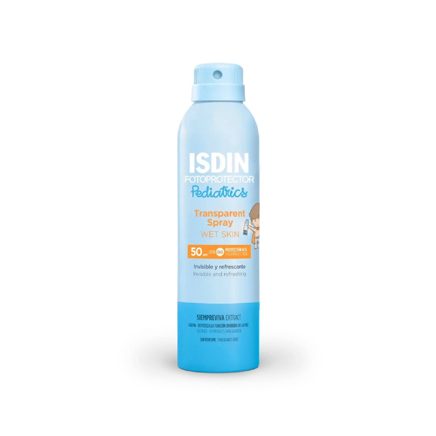 Isdin Fotoprotector Pediatrics Transparent Spray Wet Skin SPF50 250ml