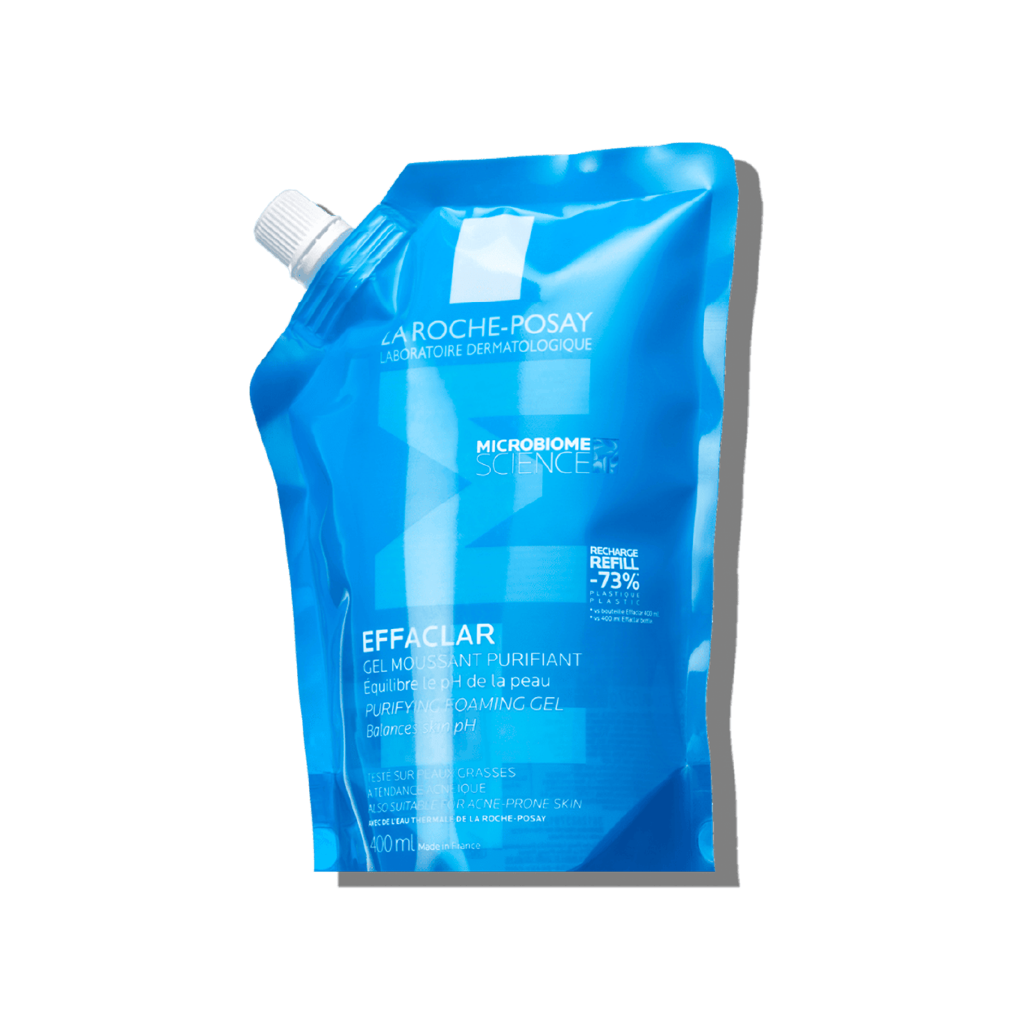 Recambio de gel espumoso purificante Effaclar +M de La Roche Posay (400 ml)
