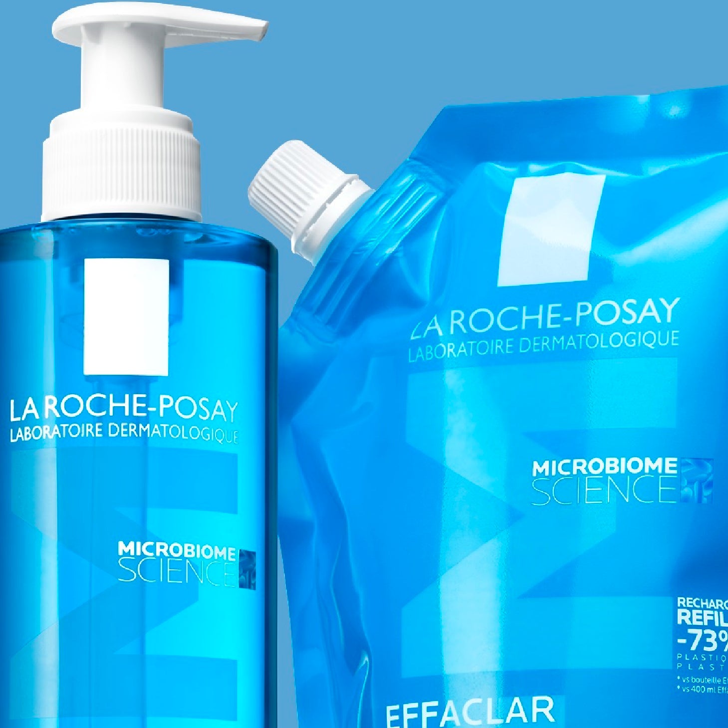 Recambio de gel espumoso purificante Effaclar +M de La Roche Posay (400 ml)