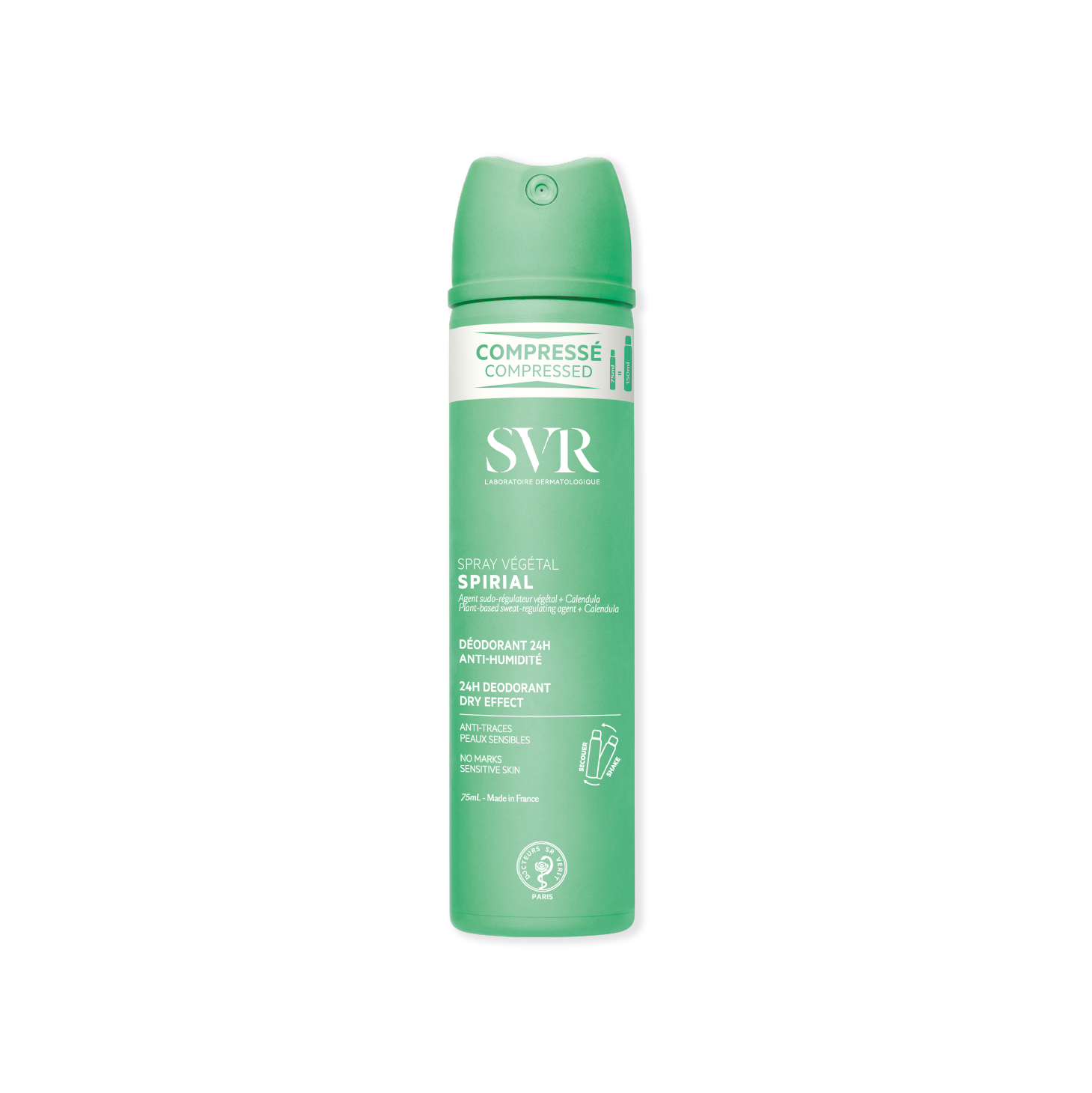 SVR Spirial Spray Vegetal Antitranspirante 75ml