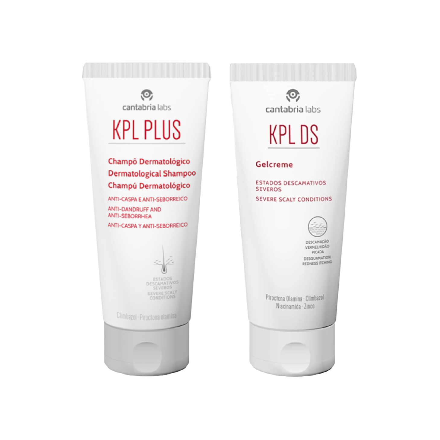 KPL Plus Champô 200ml + DS Gel-creme Rosto 10ml