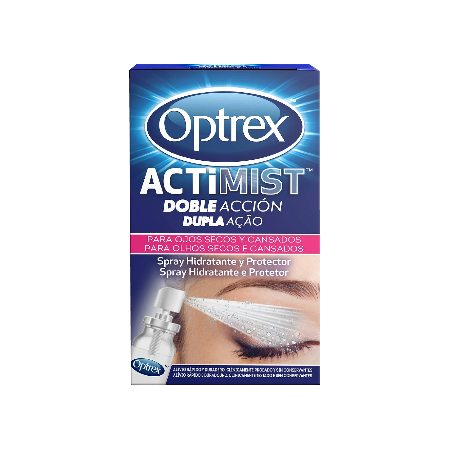Optrex Actimist 2-em-1 Spray Olhos Secos 10ml