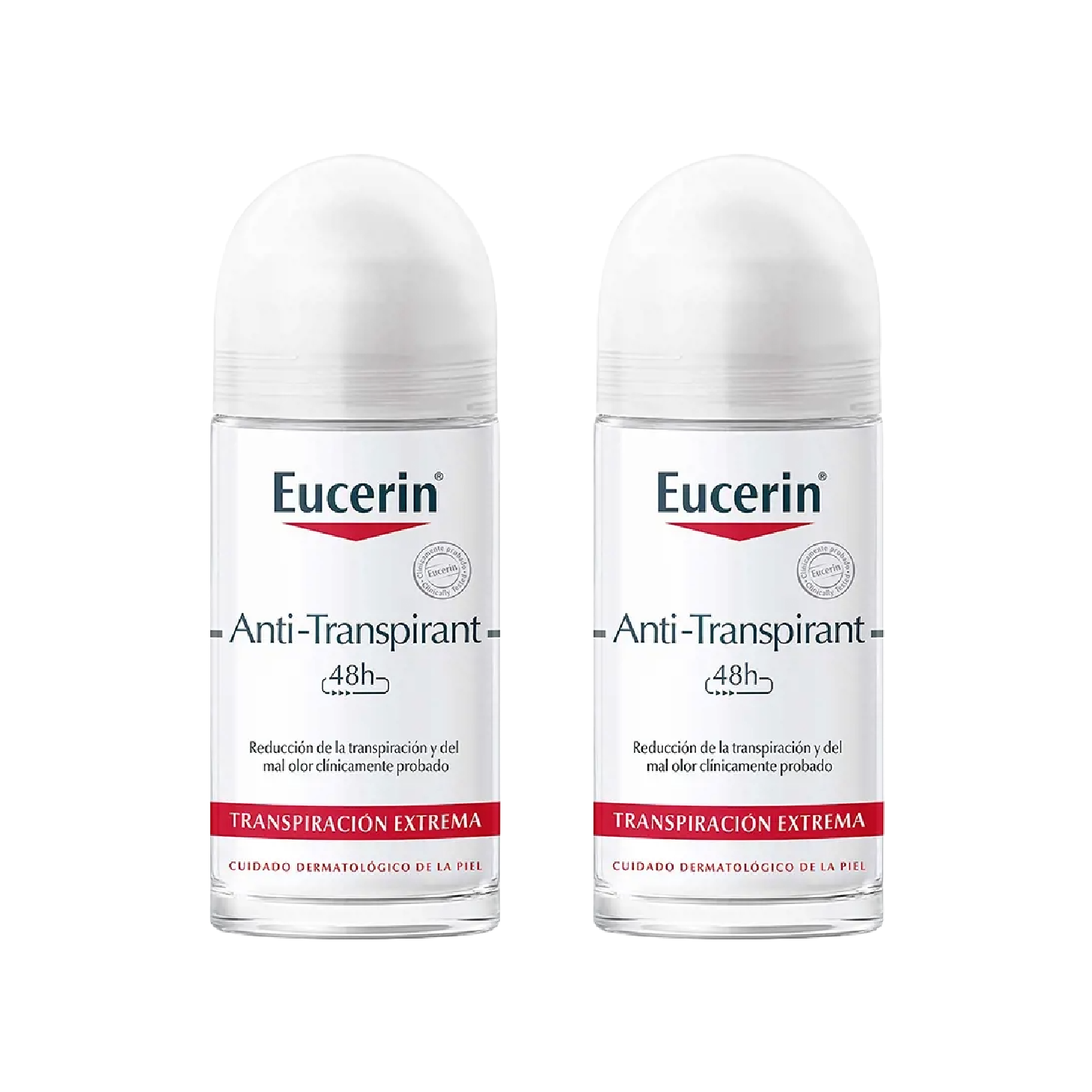 Eucerin Anti-transpirante Roll-on 48h 50ml x 2 Unidades