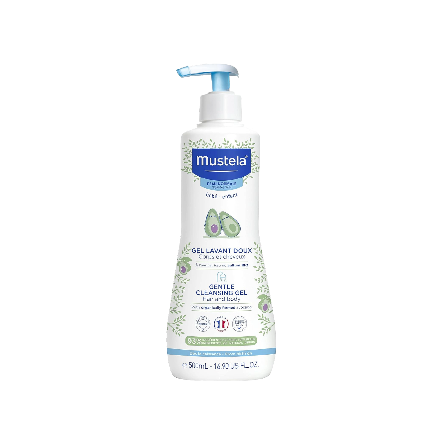 Mustela Bebé Gel Lavante Suave 500ml