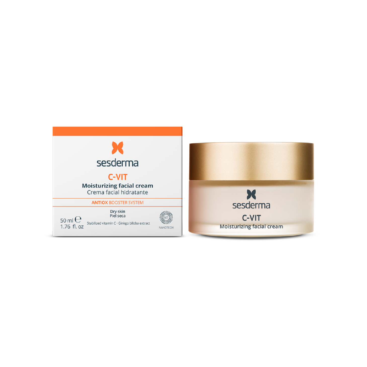 Crema facial hidratante Sesderma C-Vit 50 ml