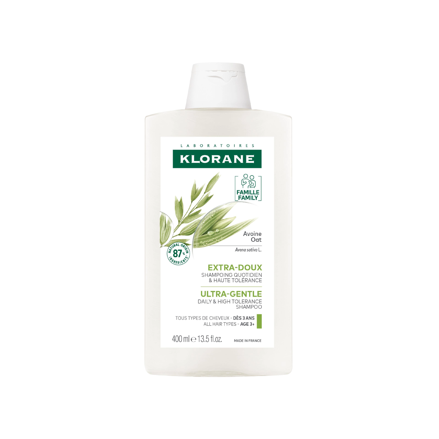 Klorane Aveia Champô 400ml